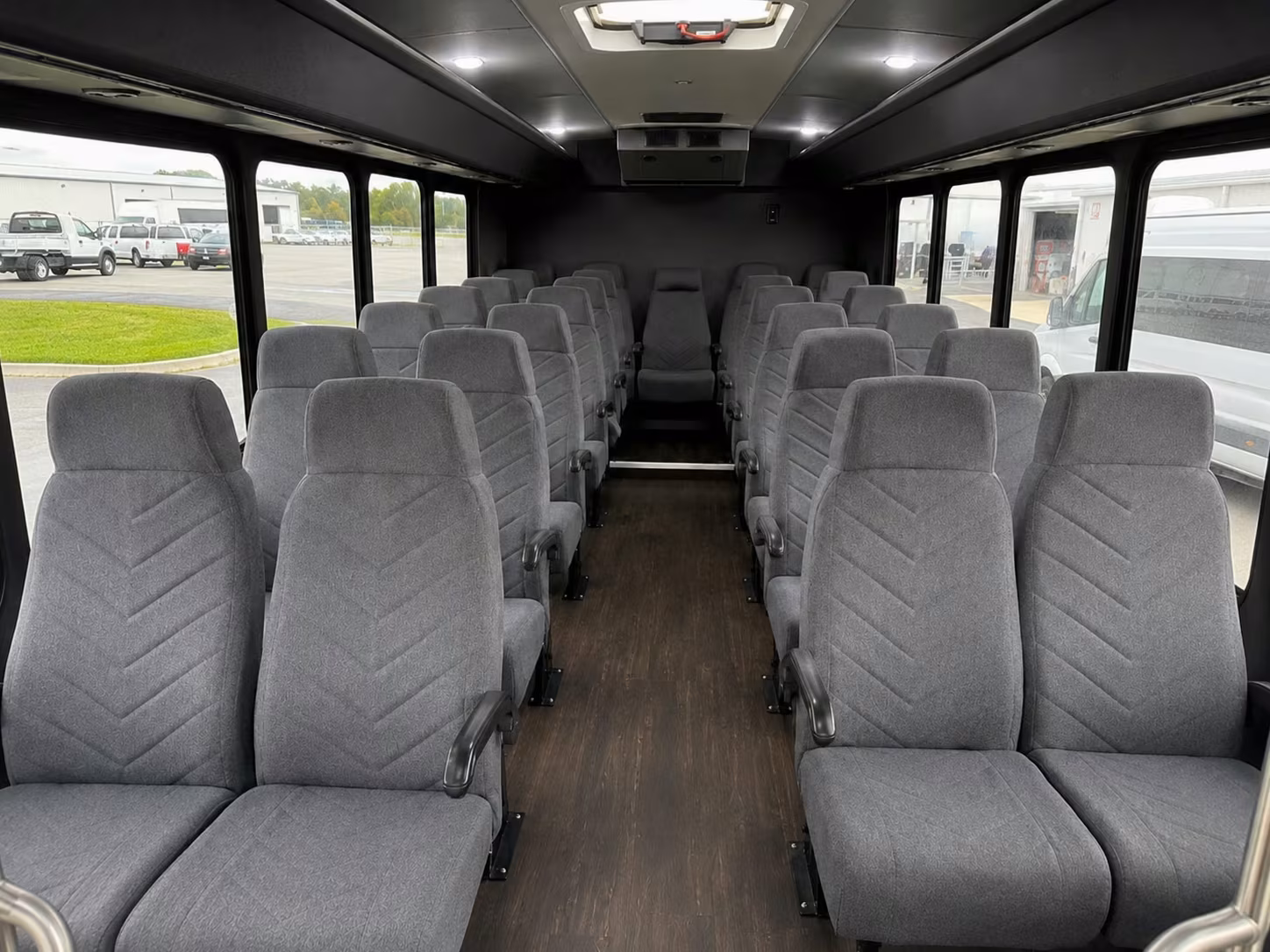 15 passenger minibus interior