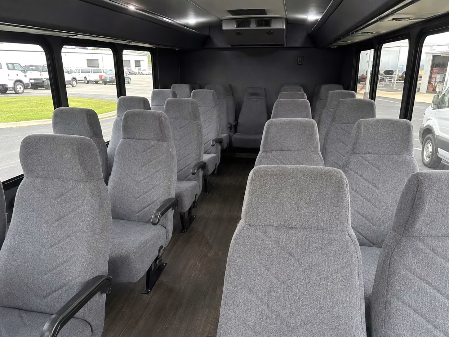 18 passenger minibus interior