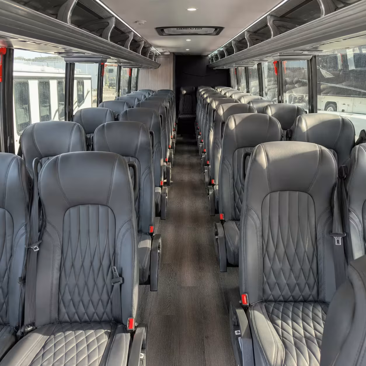 25 passenger minibus interior