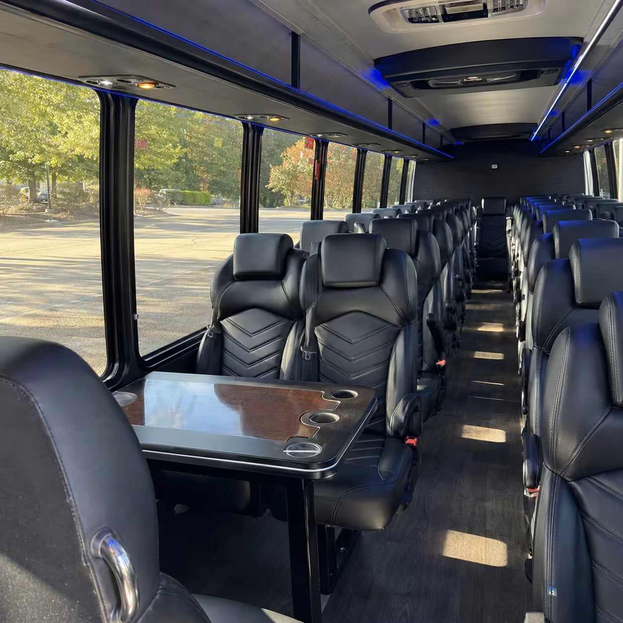 35 passenger minibus interior