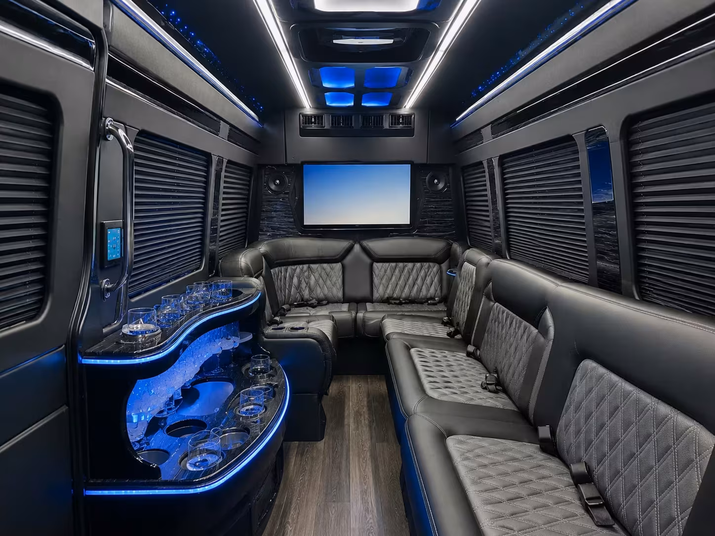 bus rental options for denton trips