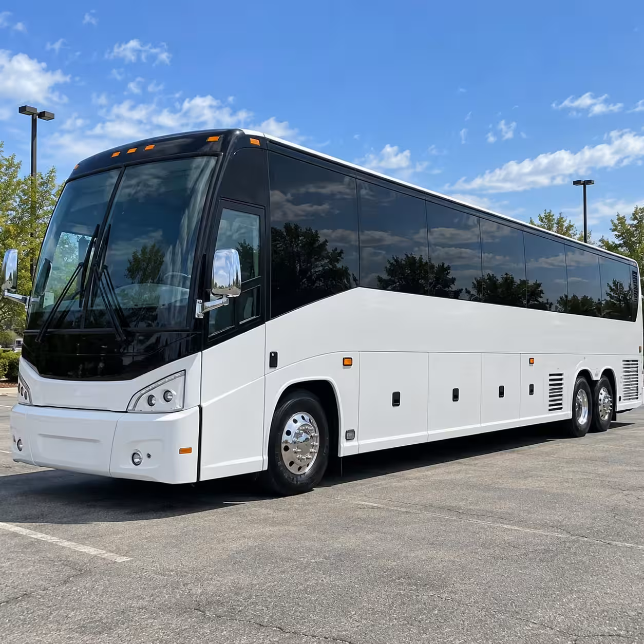 charter bus rentals to twu athletics events in denton
