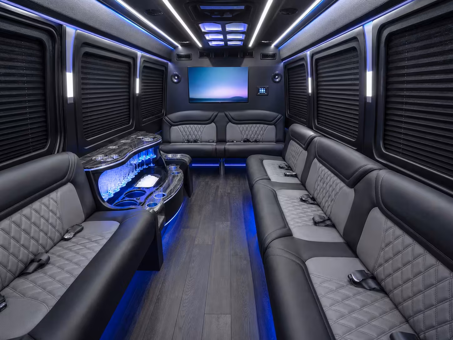 construction and worksite shuttle buses in denton