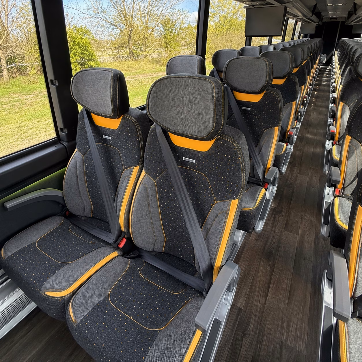 denton prom charter bus rentals with tons of options