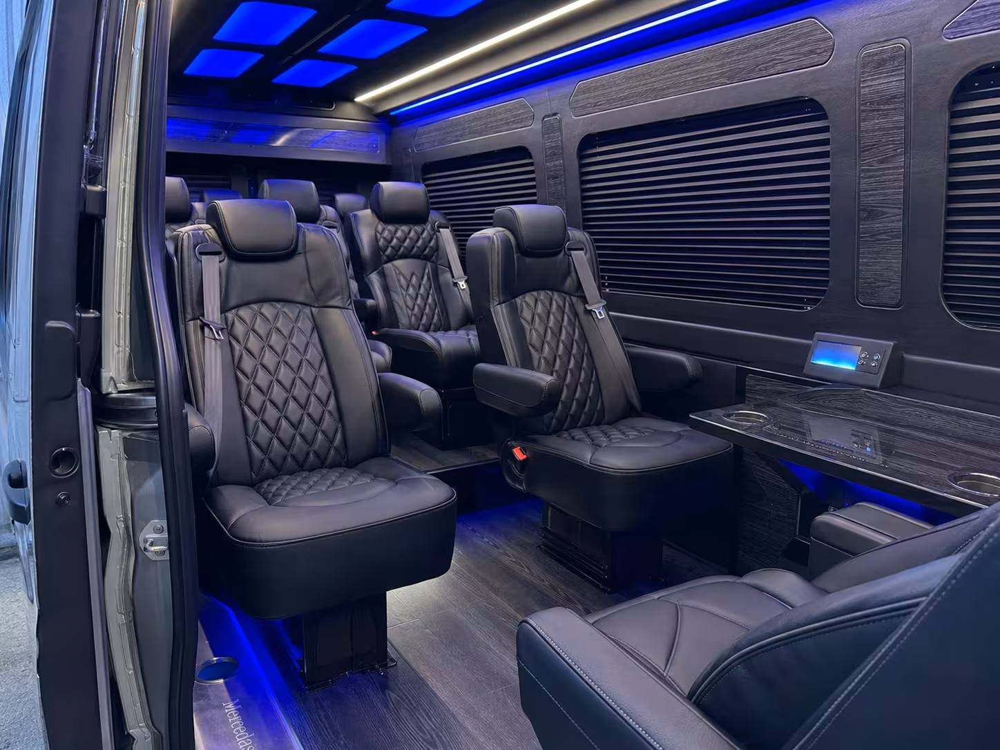 sprinter van transportation for groups and events across denton