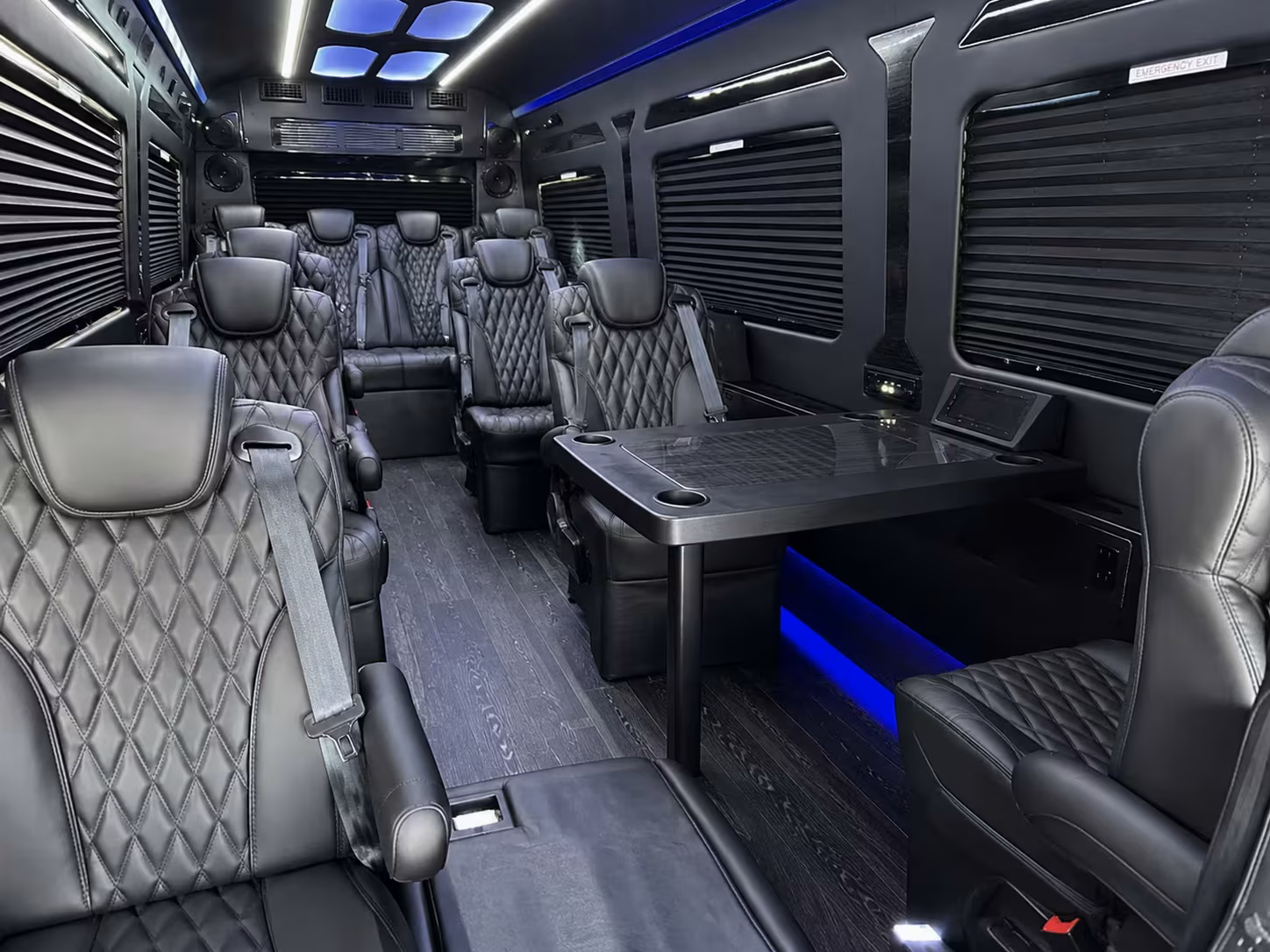 sprinter van with driver interior
