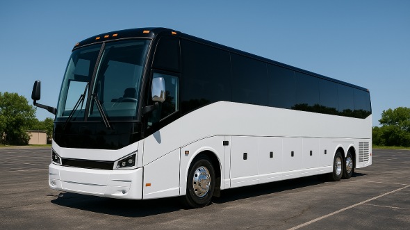 50 passenger charter bus denton