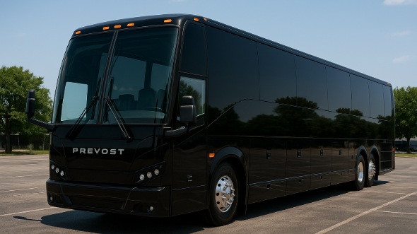 54 passenger charter bus denton