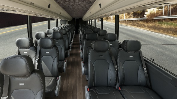 denton 20 passenger minibus inside