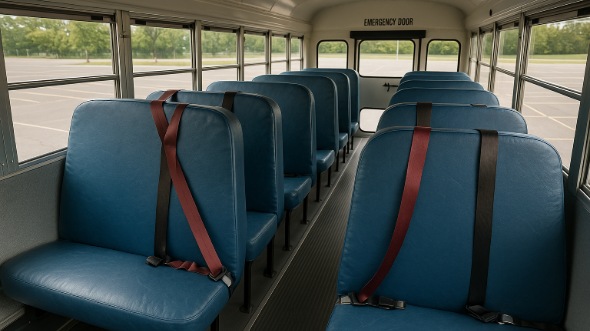 denton school bus rental inside
