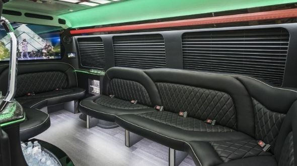 sprinter limo rental interior denton
